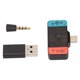 thumbnail image 1 of Transmisor Bluetooth, HS‑SW287 Transmisor Bluetooth Adaptador Bluetooth tipo C multifuncional Transmisor Bluetooth tipo C Optimizado para la excelencia, 1 of 9