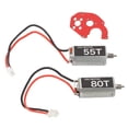 thumbnail image 2 of Motor cepillado RC 55T 80T Motor RC Reemplazo del motor cepillado de alta torsión para AXIAL SCX24 1/24 RGT RC Crawler Car ANGGREK Otros, 2 of 8
