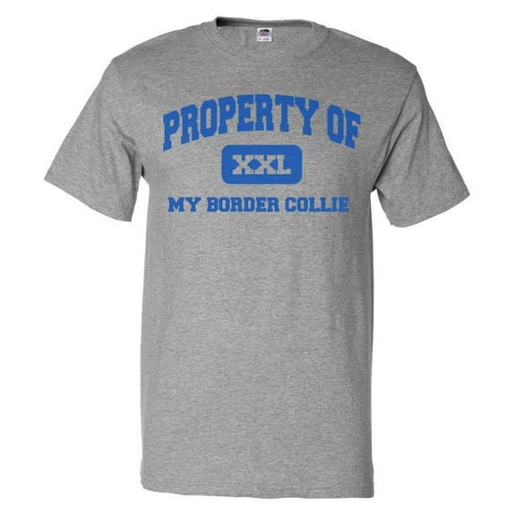 Property of My Border Collie T shirt Funny Tee Gift