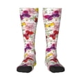 thumbnail image 2 of Lsque Butterflies and Vintage Printed Crew Socks Men's Women's LightWeight Thin Casual Calf Socks ,Knee High Socks,Cotton Socks, 2 of 9