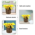 thumbnail image 2 of Beaupretty 3Pcs Waterproof Tree Stump Flower Pot Light Brown Rustic Indoor Plant Pot for Florists, 2 of 8
