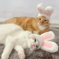 thumbnail image 4 of Wmool Couvre-Chef Chat Oreilles de Lapin Mignon pour Chats Chapeau Chaud X1 P Animal de Compagnie, 4 of 8