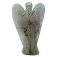 thumbnail image 1 of Harmonize Lolite Stone Purple Carved Angel Reiki Healing Crystal Psychic Gift Spiritual Gift Guardian, 1 of 4