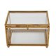 thumbnail image 2 of Caja de joyería de estilo de vidrio geométrico, contenedor de mesa para exhibir recuerdos de joyería, decoración del hogar, 2 of 5