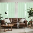 thumbnail image 2 of Ambesonne Mint Window Curtains, Classical Vintage Fresh, Each 28" W x 95" L, Mint Green and White, 2 of 5