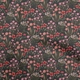 thumbnail image 1 of oneOone Silk Tabby Red Fabric Floral Sewing Craft Projects Fabric Prints By Yard 42 Inch Wide, 1 of 4