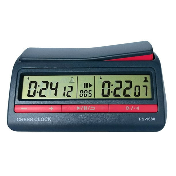 Reloj de ajedrez Reloj de ajedrez Ajedrez chino / Go / Juegos de ajedrez Temporizador Reloj Temporiz Tomshoo Reloj de ajedrez