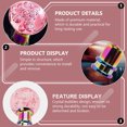 thumbnail image 3 of Miangastore Car Shifter Knob Pink Acrylic 1Set 3.9x2.4in, 3 of 9