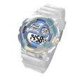 thumbnail image 3 of Reloj de pulsera deportivo LED digital impermeable multifuncional ligero transparente para niños y niñas plateado, 3 of 10