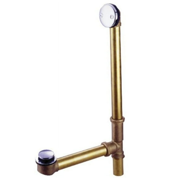 Kingston Brass DTT2161 TipToe Bath Tub Drain and Overflow, Polished Chrome