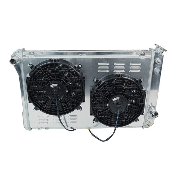 Confote 3 Row Full Aluminum Cooling Radiator  12"blades Shroud Fan for 1982-1992 Chevy Camaro/Firebird