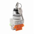 thumbnail image 1 of Key Operated Switch 2 Position Safety Key Lock Switch Lay37-11y/21 220v 5a Rotary Selector With 2 Keys 1-pack, 1 of 4