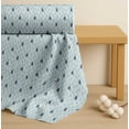 thumbnail image 4 of Soimoi Green Cotton Cambric Fabric Yacht & Waves Nautical Printed Fabric 1 Yard 56 Inch Wide, 4 of 7