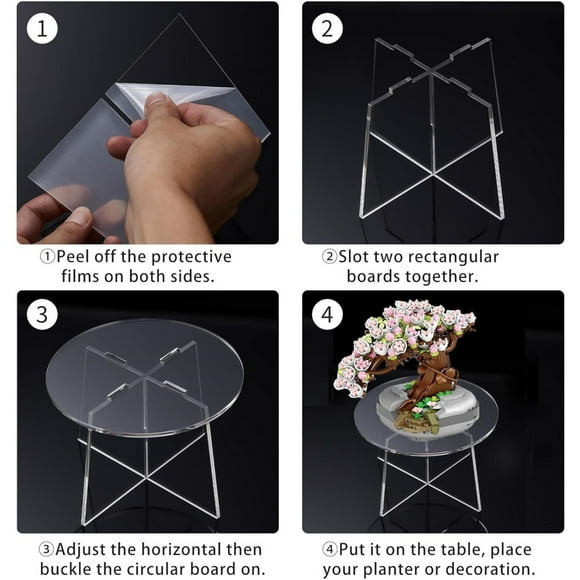Acrylic Stand,Stand Stand Versatile Plant Stand Modern Plant Indoor Plant Stand Indoor Clear Display Stand Decor Stand Modern Room Decor And Planter Table Plant