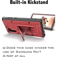 thumbnail image 4 of ArmadilloTek Vanguard Case Compatible with Samsung Galaxy Note10 Military Grade Full-Body Rugged with Built-in Kickstand [Screenless Version] - Red, 4 of 5