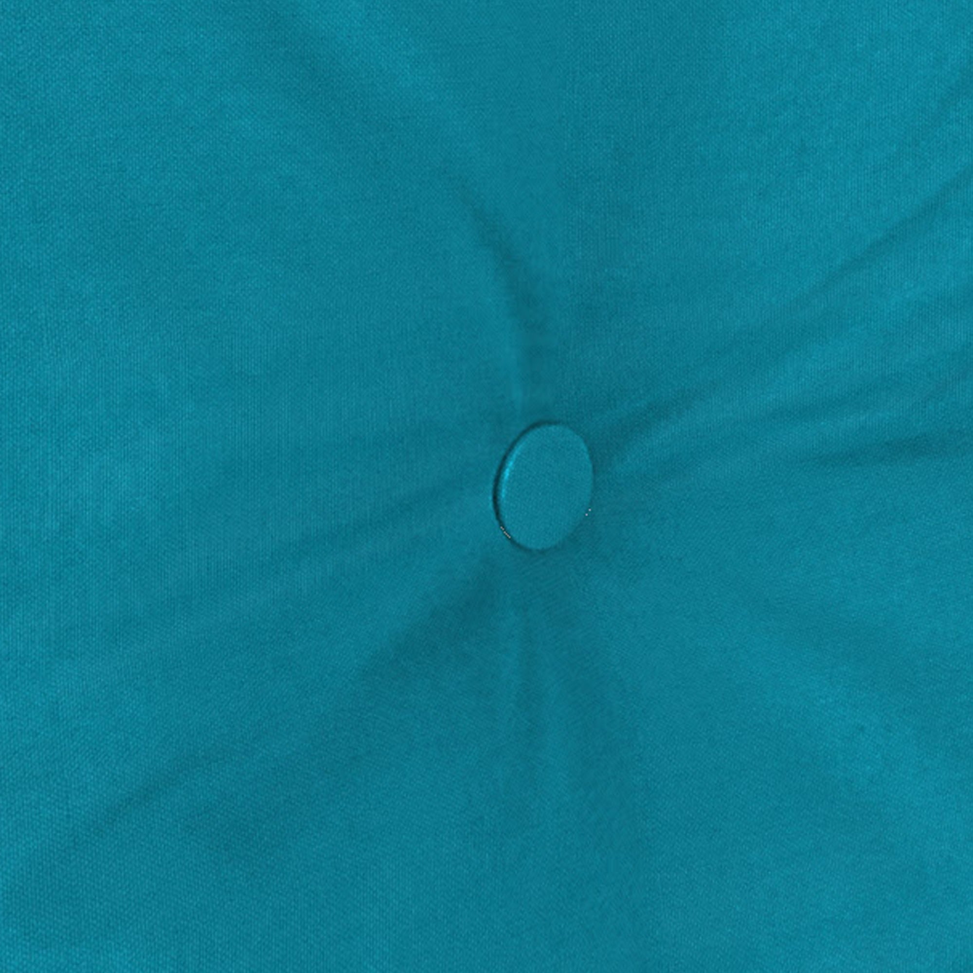 Jordan Manufacturing 24" x 24" Canvas Turquoise Solid Square Tufted Outdoor Deep Seat Chair Back Cushion with Fabric Button (2 Pack)