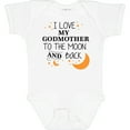 thumbnail image 3 of Inktastic I Love My Godmother to the Moon and Back Boys or Girls Baby Bodysuit, 3 of 5