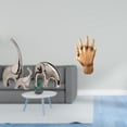 thumbnail image 2 of Estatua de elefante,Estatuas de elefantes de cerámica,figuras de elefantes,decoración,Decoración del hogar Familia Elefantes Estatuas Escultura,Escultura de mano,Escultura de mano,manos, 2 of 8