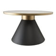 thumbnail image 3 of TOV Furniture Richard 16.5"H Transitional Marble Coffee Table in White, 3 of 5