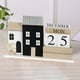 thumbnail image 1 of Calendario de Madera onlyliua 2023-2024 Perpetuo Decoración de Aula y Oficina, 1 of 7