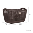 thumbnail image 2 of Kit de 4 Canastas La Ardilla Organizadoras diseño mitril Chocolate, 2 of 4