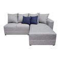 thumbnail image 1 of Sala Esquinera Modular Orlando EL BAZAR STORE Plata 200x160 cm Lino nacional, 1 of 5