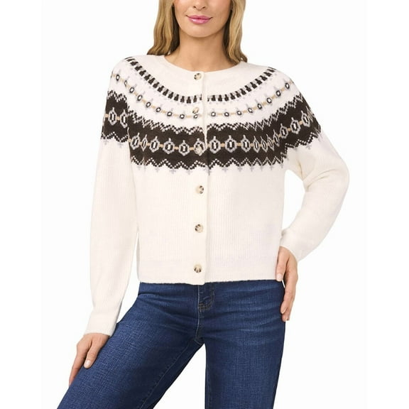 CeCe womens  Sweater, XL, White