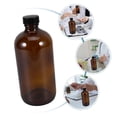 thumbnail image 4 of Frasco De Vidrio Ámbar De 500 Ml Tapa De Baquelita, Botella Vacía Para Almacenamiento Farmacéutico, Químico y Cosmético, Cierre Hermético Para Protección y Conservación Segura, 4 of 5