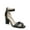 Black Synthetic, variant on Womens Averly Faux Leather Open Toe Heels