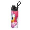 thumbnail image 1 of Botella de agua aislada Daisy Sports de acero inoxidable, portátil, para exteriores, para viajes, fitness, estudiantes, talla única., 1 of 7