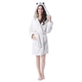 thumbnail image 6 of Richie House Women's Bathrobe Robe with Two Ears RHW2498, 6 of 7