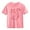 Pink, variant on Pink Girls Cat Shirt with Heart Tail, Cute Cat Graphic Tee for Kids, 100% Cotton Short Sleeve T-Shirt for Valentine's Day and Everyday Play,Size 7 T