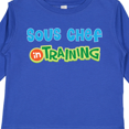 thumbnail image 4 of Inktastic Sous Chef in Training Boys or Girls Long Sleeve Toddler T-Shirt, 4 of 5