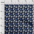 thumbnail image 1 of oneOone Polyester Lycra Black Fabric Skull Craft Projects Decor Fabric Printed By The Yard 56 Inch Wide, 1 of 4