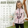 thumbnail image 7 of Uorisanigo Girls Boys Zippered Vest Lightweight Fleece Vest Floral Butterfly Pink Jacket Outwear Fall Winter Warm Outwear Puffy Sleeveless Zip Front Jacket for Toddler & Kids, 7 of 7