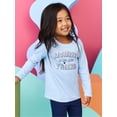 thumbnail image 2 of Garanimals Toddler Girl Long Sleeve Graphic T-Shirt, Sizes 0M-6T, 2 of 8