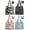 Style 4, variant on Reusable Shopping Bags - 4 Pack Foldable Large Washable Market Totes, Perfect for Travel & Bulk Grocery Shopping