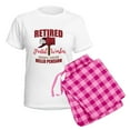 thumbnail image 5 of CafePress - Retired Postal Worker Funny Postman Hello Pajamas - Women's Short Sleeve Print T-Shirt and Pants Light Cotton Pajama Set, 5 of 7
