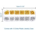thumbnail image 4 of Jump Rings for Jewelry Making, Accessories and Necklace Repair with Jump Ring Pliers and Open Jump Ring (1200 Pieces, Silver and Gold), 4 of 5