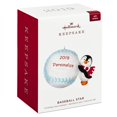 thumbnail image 3 of Hallmark Keepsake Christmas 2019 Year Dated Baseball Star Penguin DIY Personalized Ornament,, 3 of 6