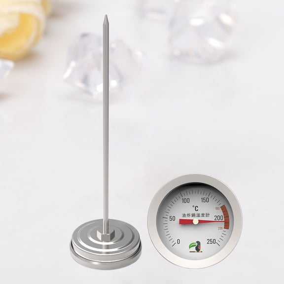 Milisten Stainless Steel Candy Syrup Thermometer for Sugar and Oil Cooking