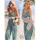 thumbnail image 3 of Mono Ekouaer para mujer, estilo bohemio, con pernera ancha y bolsillos, estilo bohemio, 3 of 6