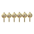 thumbnail image 4 of Adornos Navideños De Dulces, Adornos Navideños Para Interior, Patio Trasero, Año Nuevo, Dorado, 6 Uds. Oro Macarena Colgantes Bolas, 4 of 8