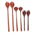 thumbnail image 2 of 24 Piezas de Cucharas de Madera para Servir en la Cocina Cucharas de Sopa con Manejar Cucharas de DegustacióN para Cocinar para Comer Mezclar y, 2 of 5