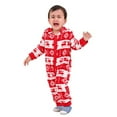 thumbnail image 2 of GYRATEDREAM Christmas Family Matching Parent-child Hoodie Pajamas Reindeer Romper One Piece Jumpsuit Pjs for Adult Kids Baby, 2 of 11