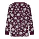 thumbnail image 4 of Cárdigan informal para mujer, cárdigan con botones y estampado navideño, chaqueta de moda, blusa para mujer, 4 of 5