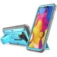 thumbnail image 2 of LG V40 Case, LG V40 ThinQ Case, SUPCASE Full-Body Protective Case with Built-in Screen Protector Kickstand &Holster Clip Design for LG V40/LG V40 ThinQ 2018 [Unicorn Beetle PRO Series] (Blue), 2 of 7