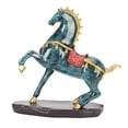 thumbnail image 3 of Statue de Cheval Décor, Statue de Cheval en Résine Bronze Figurine de Cheval Décor Durabilité Éprouvée, 3 of 9