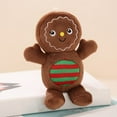 thumbnail image 2 of LINASHI Gingerbread Pillow Christmas Plush Cute Christmas Tree Gingerbread Man Pillow Soft Sofa Cushion Ornament Fluffy Cartoon Stuffed Pillow Toy Holiday, 2 of 8