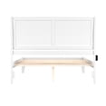 thumbnail image 6 of AFI Portland Queen Wood Platform Bed Frame with Sleigh Headboard, White, 6 of 8